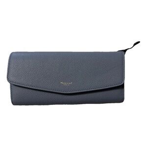 Chic light blue Leather Wallet